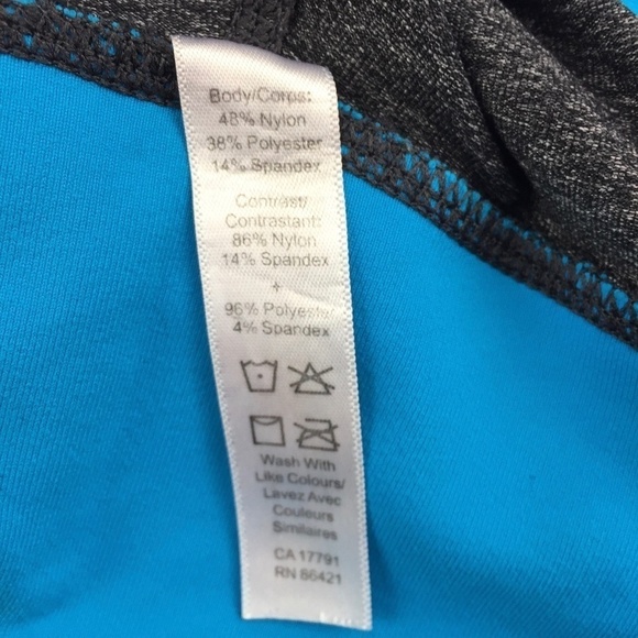 Kyodan Leggings Womens Small Activewear Athletic Capri Lace Cut Outs Workout - Picture 6 of 6